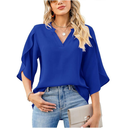 Women's Elegant Flowy Blouse Stalluxe