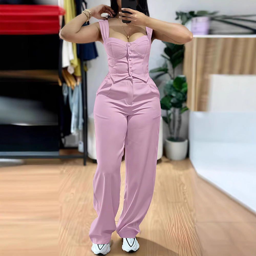 Damen Jumpsuit mit tailliertem Schnitt Stalluxe