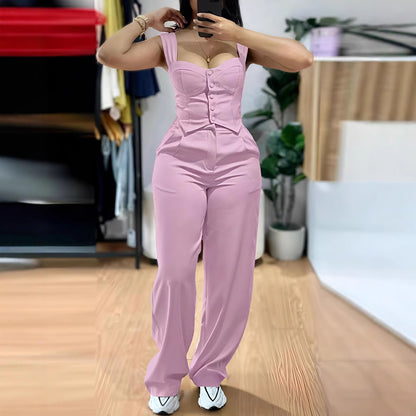 Damen Jumpsuit mit tailliertem Schnitt Stalluxe