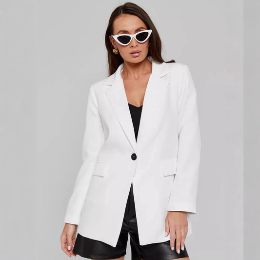 Damen eleganter, lässiger Blazer mit angesagtem Oversized-Schnitt Stalluxe