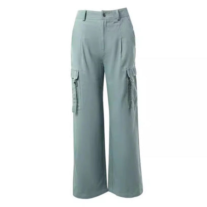 Damen Cargo-Hose mit weitem Schnitt und praktischen Taschen Stalluxe