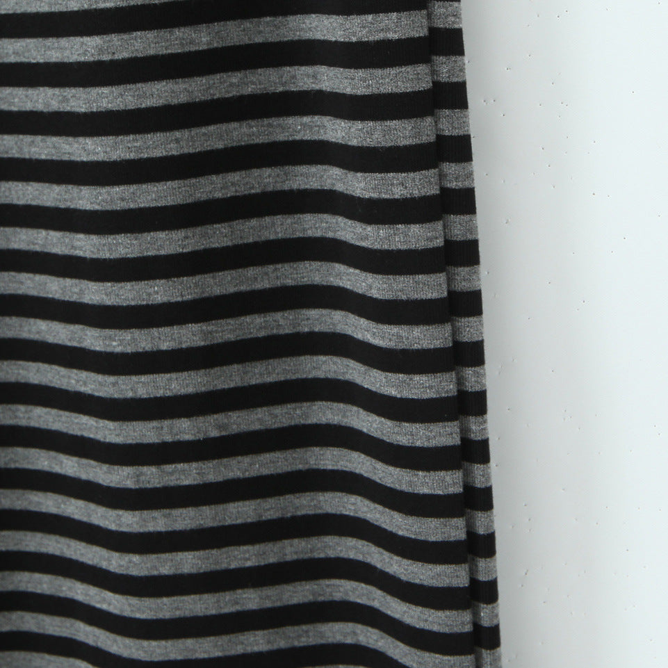 Damen Weite Streifenhose mit elastischem Bund Stalluxe
