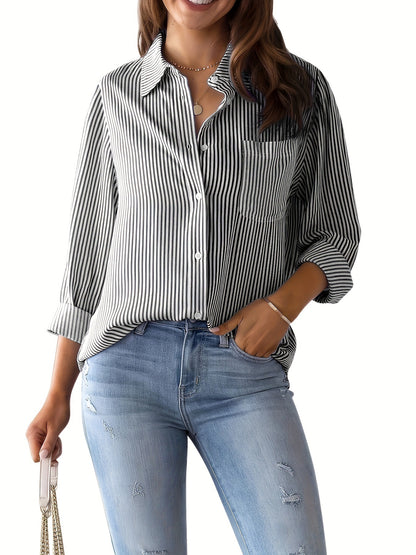 Damen lässige Hemdbluse Stalluxe