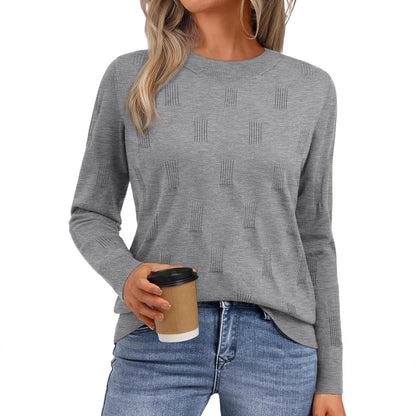 Damen Strickpullover mit strukturiertem Muster Stalluxe