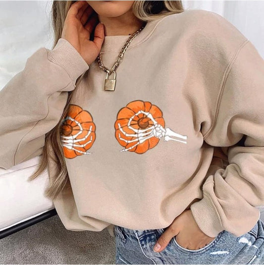 Damen Sweatshirt mit künstlerischem Print Stalluxe