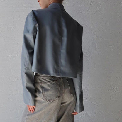 Damen modische cropped Jacke Stalluxe