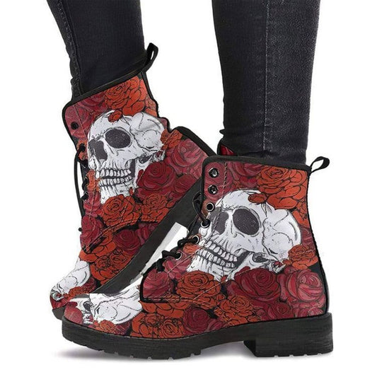 Damen Stiefel mit einzigartigem Totenkopf-Design Stalluxe