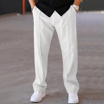 Herren lässige Freizeithose mit elastischem Bund und komfortablem Schnitt Stalluxe