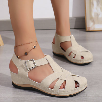 Damen Komfortable Sandalen mit verstellbarem Riemen Stalluxe