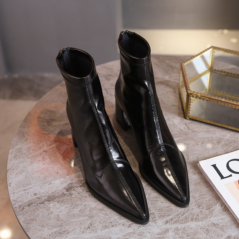 Damen Modische Stiefel im klassischen Design Stalluxe