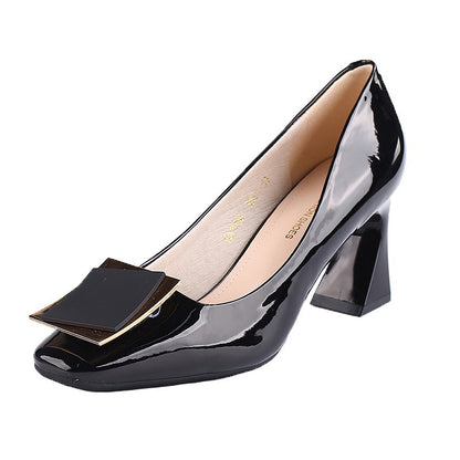 Damen elegante Plateau Pumps mit dekorativem Schmuckdetail Stalluxe