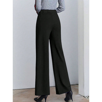 Damen elegante Culotte mit hohen Taillenschnitt und seitlichen Eingrifftaschen Stalluxe