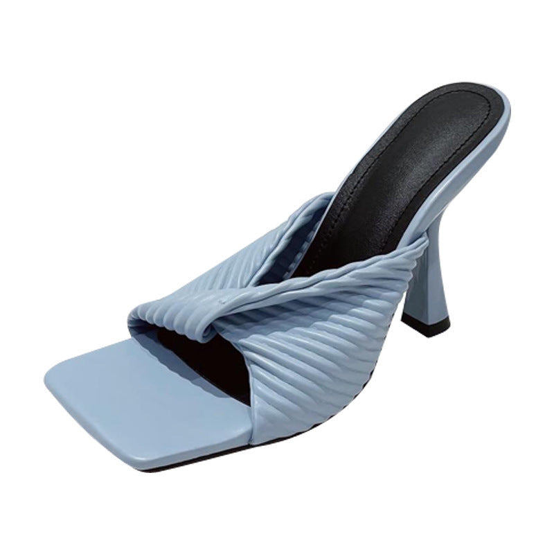 Damen Raffinierte Mules mit Knoten-Design Stalluxe
