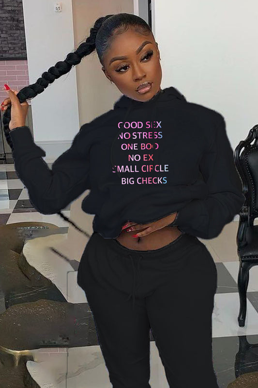 Damen Kapuzenpullover mit kreativem Spruch Stalluxe