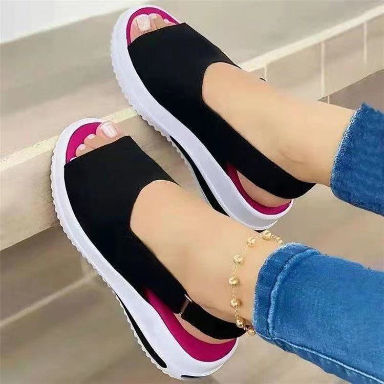 Damen bequeme Sandalen im sportlichen Stil Stalluxe
