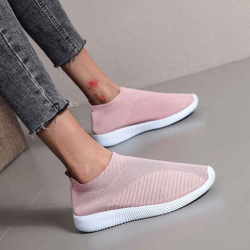 Damen Sportschuhe mit elastischem Obermaterial und rutschfester Sohle Stalluxe