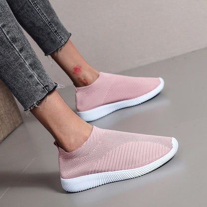 Damen Sportschuhe mit elastischem Obermaterial und rutschfester Sohle Stalluxe