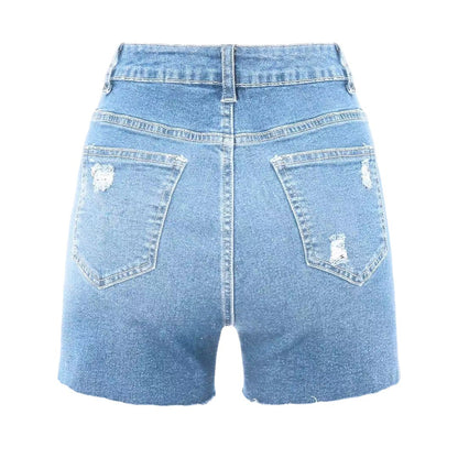 Damen Jeans-Shorts mit modischen Distressed-Details Stalluxe