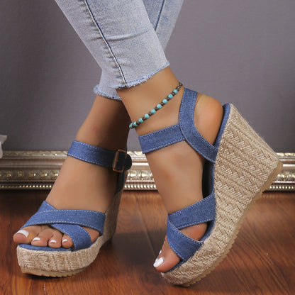 Damen modische Espadrilles mit verstellbarem Riemen Stalluxe