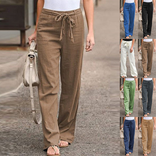 Damen Leichte und lockere Sommerhose Stalluxe
