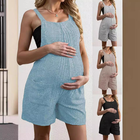 Damen lässiger Träger-Jumpsuit mit praktischem Taschendesign Stalluxe