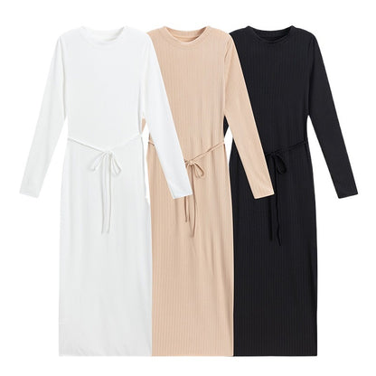 Damen Langarm Kleid Stalluxe