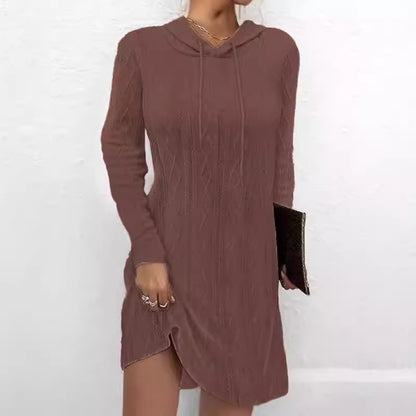 Damen Hoodie-Kleid Stalluxe
