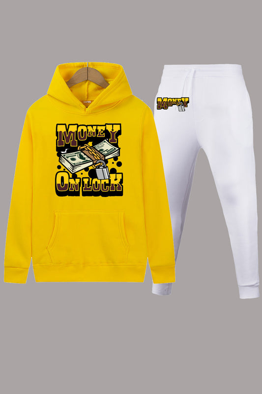 Damen Hoodie- und Jogginghose Set mit auffälligem Grafikmotiv Stalluxe