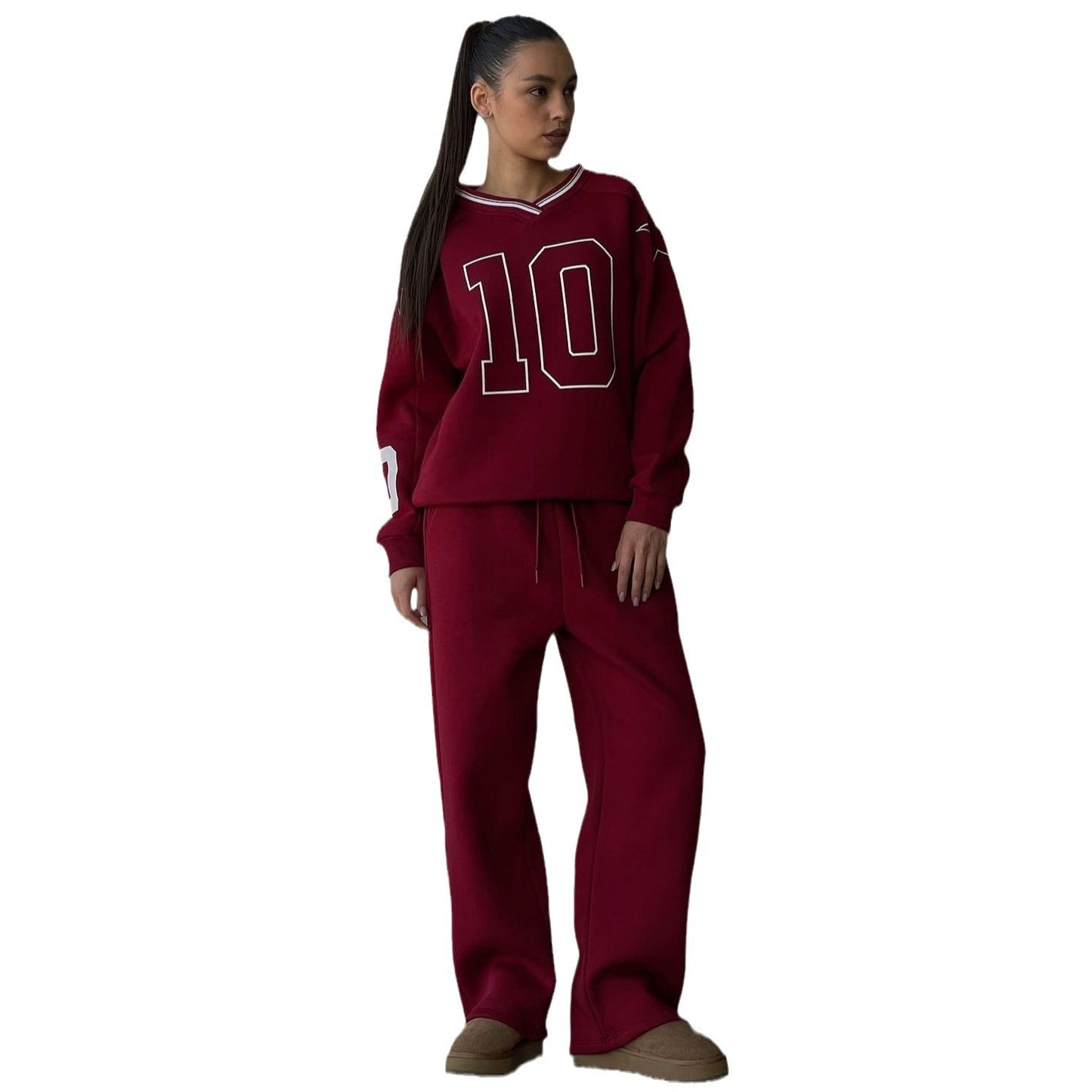 Damen Sportliches Freizeitanzug mit weitem Schnitt und lässigem Design Stalluxe