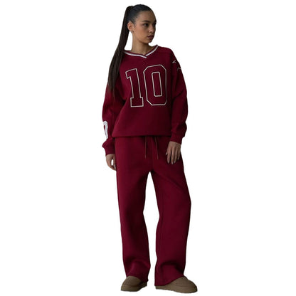 Damen Sportliches Freizeitanzug mit weitem Schnitt und lässigem Design Stalluxe