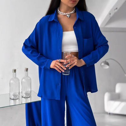 Damen Trendige Hemdbluse mit lockerer Passform Stalluxe