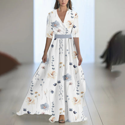Damen Blumenkleid Stalluxe