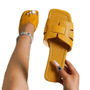 Damen Komfort-Pantoletten mit modischem Riemendesign und anatomischem Fußbett Stalluxe