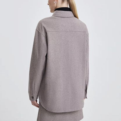 Damen zeitlose Mehrzweck-Jacke aus hochwertigem Twill-Wollmix Stalluxe