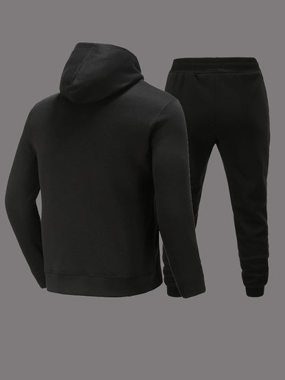 Damen Kapuzenjacke und Jogginghose Set mit auffälligem Webdesign Stalluxe