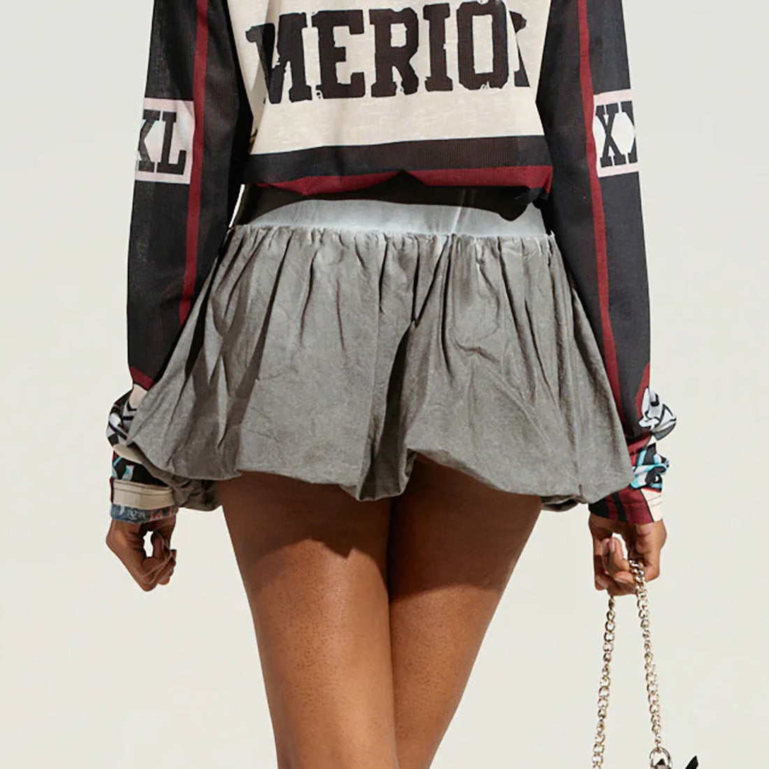 Damen Lässiger Rock mit hochwertiger Taillenschnürung Stalluxe