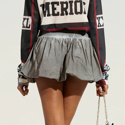 Damen Lässiger Rock mit hochwertiger Taillenschnürung Stalluxe