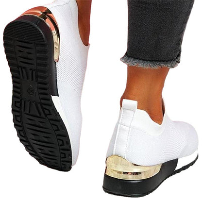 Damen modische Sneakersocke mit atmungsaktiver Mesh-Oberfläche Stalluxe