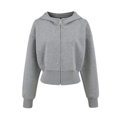 Damen Sportliche Kapuzenjacke mit lässigem Schnitt und praktischen Reißverschlusstaschen Stalluxe