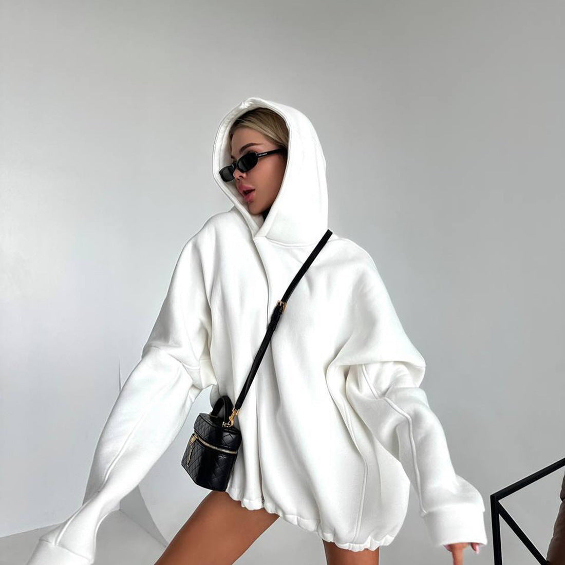 Damen Oversized Kapuzenpullover mit lässigem Schnitt und komfortablem Material Stalluxe