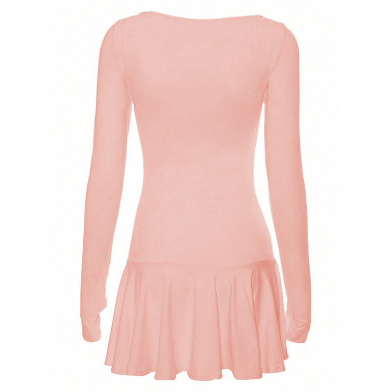 Damen Sportkleid mit gerafftem Oberteil und verspieltem Rockteil Stalluxe