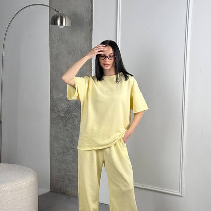 Damen Bequemes Lounge-Set aus hochwertigem, atmungsaktivem Material Stalluxe