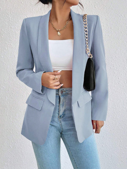 Damen Eleganter Blazer mit lässigem Schnitt und praktischen Taschen Stalluxe