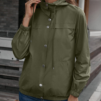 Damen Funktionsjacke mit Kapuze und elastischen Bündchen Stalluxe