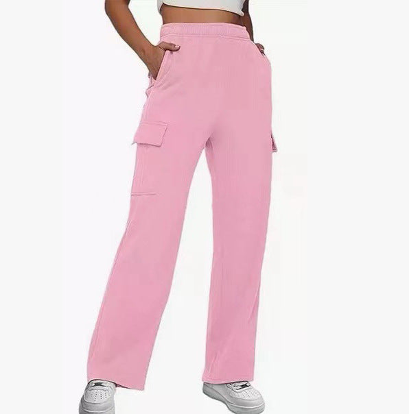 Damen Cargo-Hose mit elastischem Bund und praktischen Seitentaschen Stalluxe