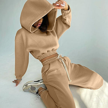Damen lässiges Hoodie- und Jogginghose-Set mit stylischem Oversized-Schnitt Stalluxe