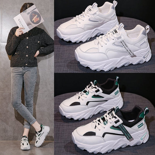 Damen Sportliche Sneakers mit atmungsaktiver Mesh-Oberfläche Stalluxe