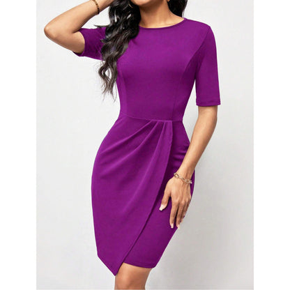 Damen Bodycon Kleid mit elegantem Wickel-Design Stalluxe