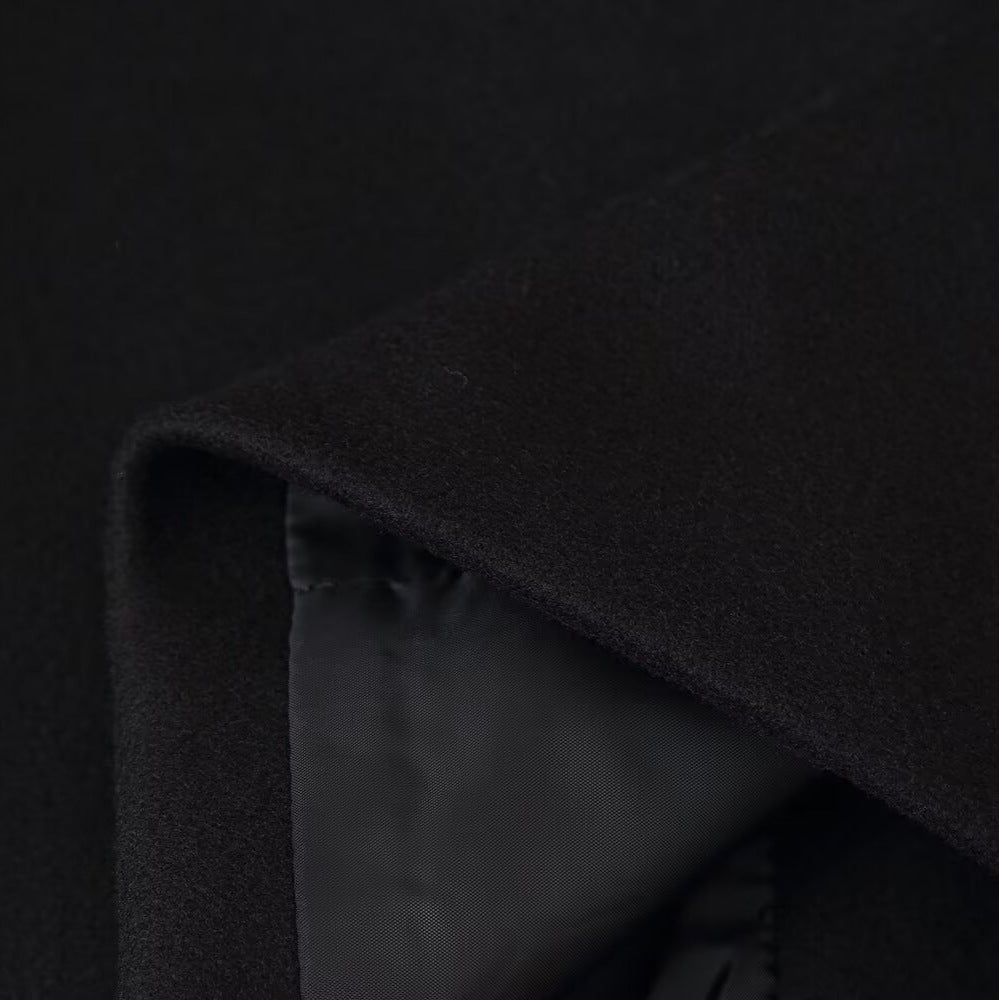 Damen modische Jacke mit hochgeschlossenem Kragen und Knopfdetails Stalluxe