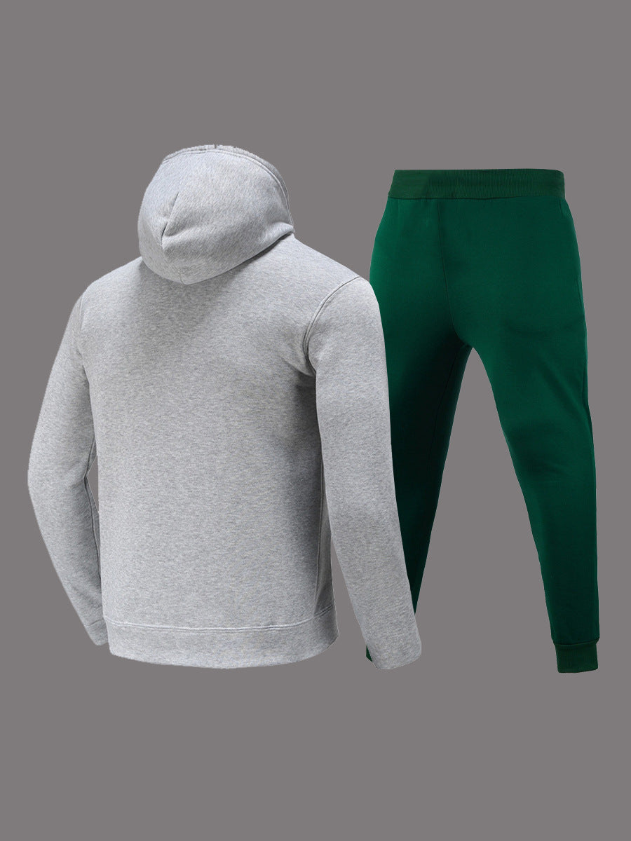 Damen Sportliches Hoodie und Jogginghose Set mit kreativem Schriftzug Stalluxe